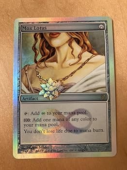 Amazon.co.jp: MTG UHG mox lotus Foil 1枚 希少 微傷 フォイル